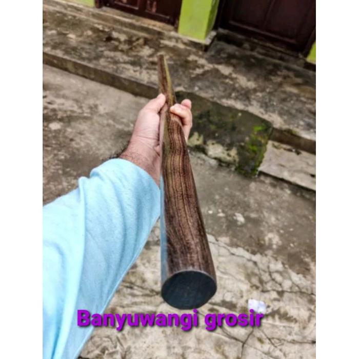 RR Landean tombak kayu kalimasada 105cm tombak kayu gagang tombak kayu