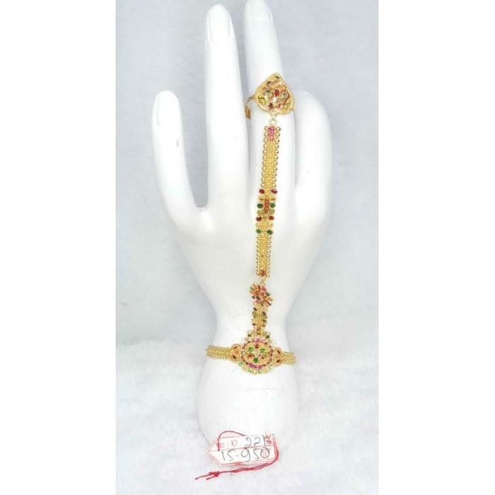 HH GL691H308H Gelang cincin emas Dubai india arab emas kuning asli