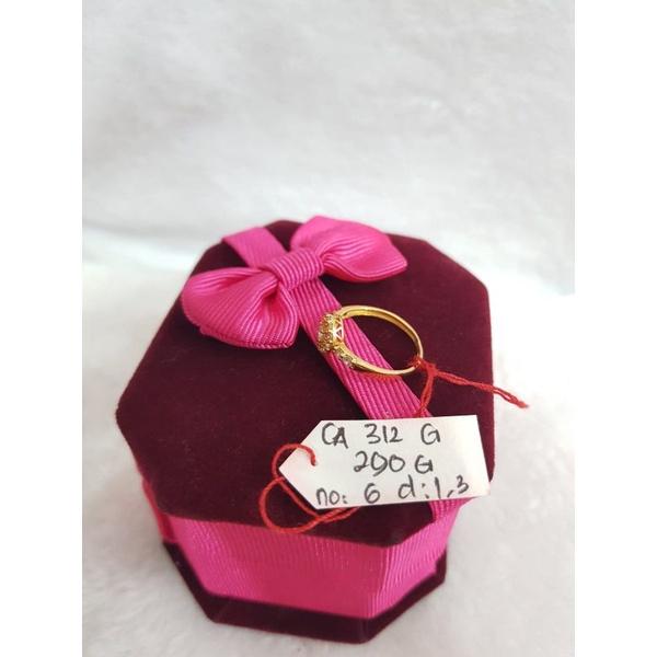 GG CA312G290G cincin model bulat meteor garden permata perhiasan