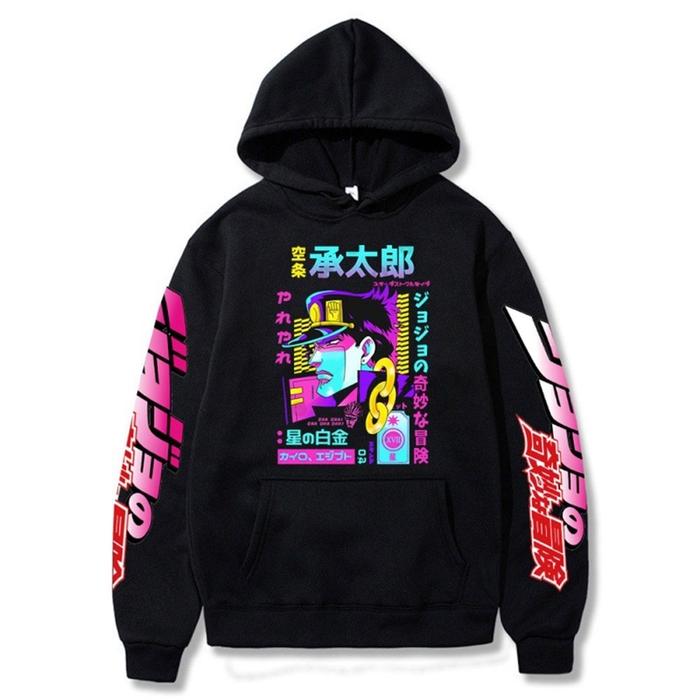 Hoodie Anime Logo JoJo's Bizarre Adventure/ Jojo Bizzare Adventure
