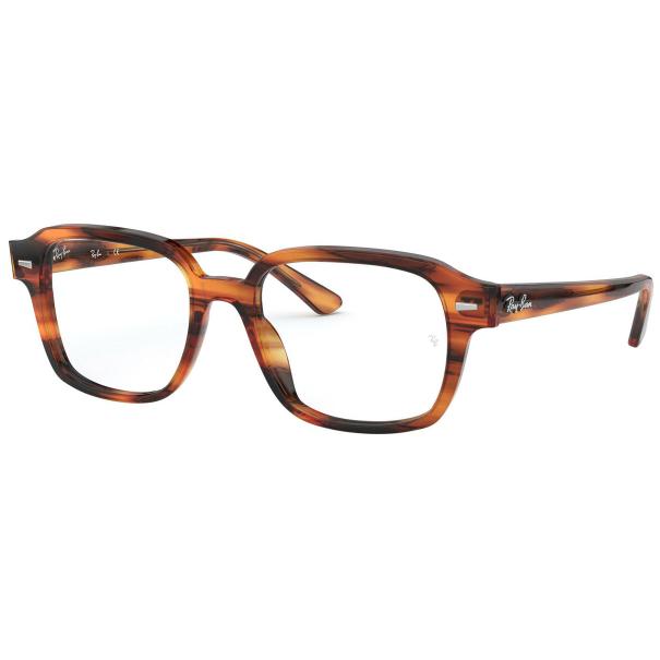 Ray-Ban Frame Kacamata Rayban Tucson RX 5382 2144 Striped Red Havana