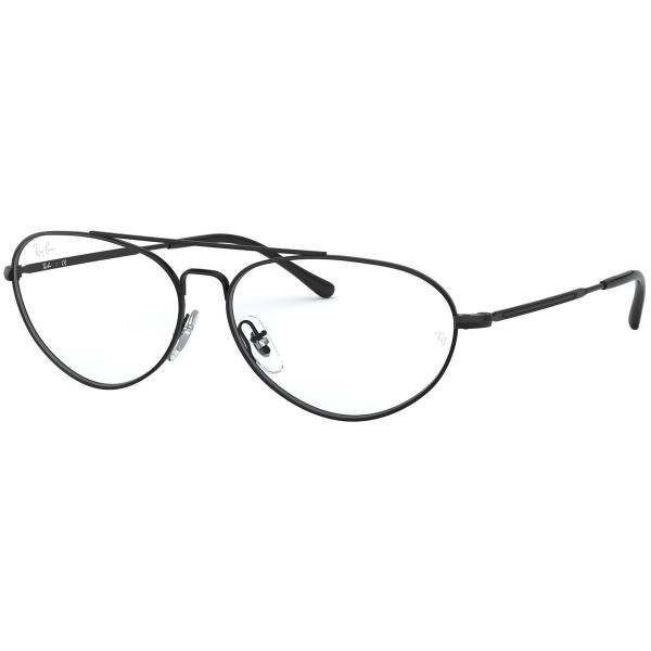Ray-Ban Frame Kacamata Rayban Aviator Square RX 6454 2509 Black