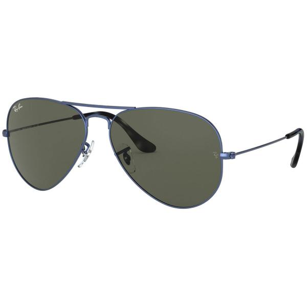 Ray-Ban Kacamata Hitam Sunglass Rayban AVIATOR RB 3025 918731 58 Blue