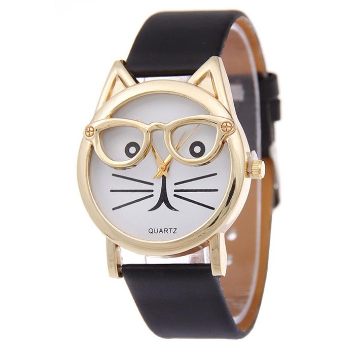 2fire Jam Tangan Wanita Motif Kartun Kucing 3D