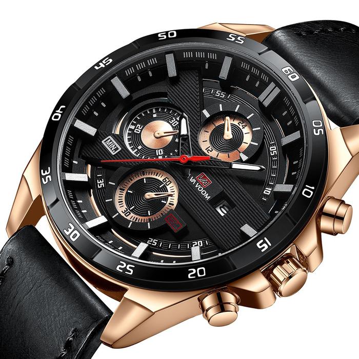 VA VA VOOM VA-216 Fashion Men Watch 3ATM Waterproof Date