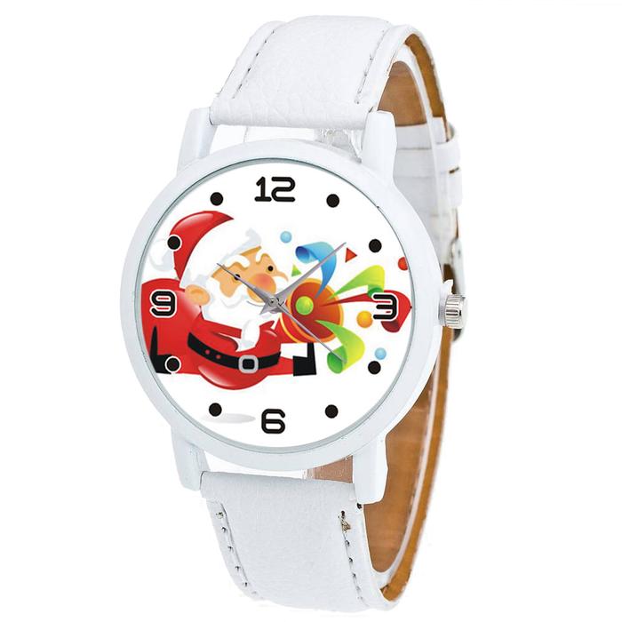 Fashion Christmas Santa Claus Blowing Suona Pattern Cute