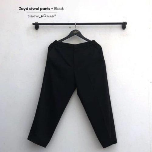 ZAYD Sirwal Ikhwan Black - Shafa Man - Shafa Jilbab #ayranashwa