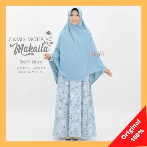 ORIGINAL HIJAB HAYURI / GAMIS WOLFIS MOTIF MAKAILA EKSKLUSIF DESAIN