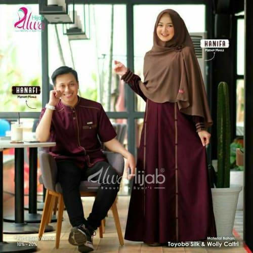 Couple Muslim Hanafi Hanifa Set - Alwa Hijab (Ready Stock) Discount