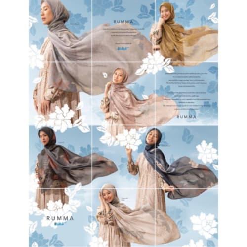SALE NEW!! KAMI IDEA Rumma Yarra Nuvoile Scarf Square by kamidea