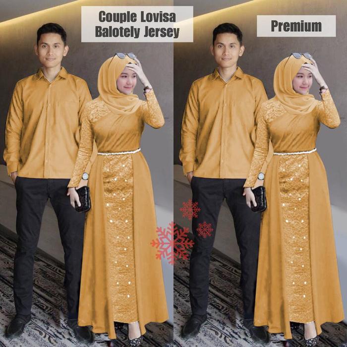 FH ZAYA - SET LOVISA COUPLE GAMIS COUPLE GAMIS PASANGAN