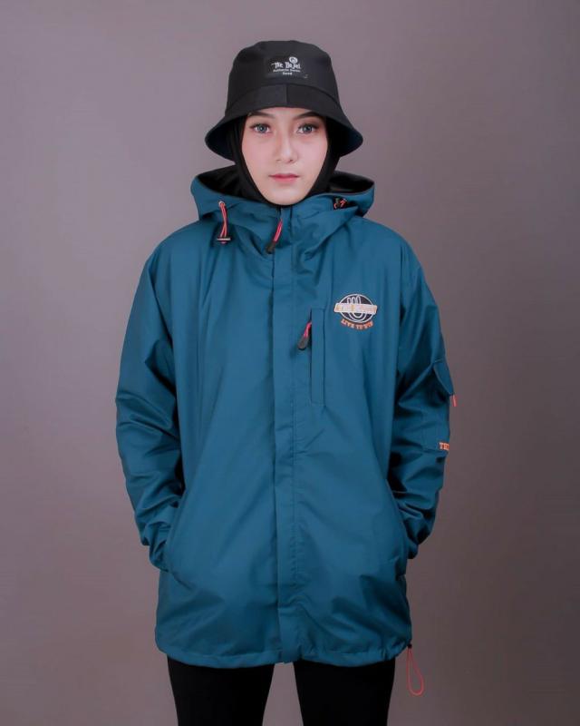 jaket outdoor tactical | premium biru S0274