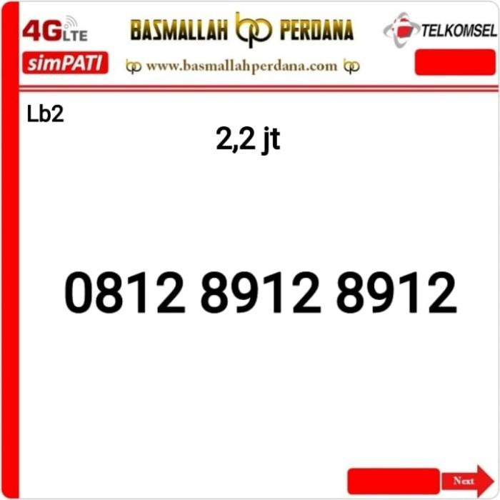 NomorCantik Simpati 4G 0812 8912 8912 mlb2