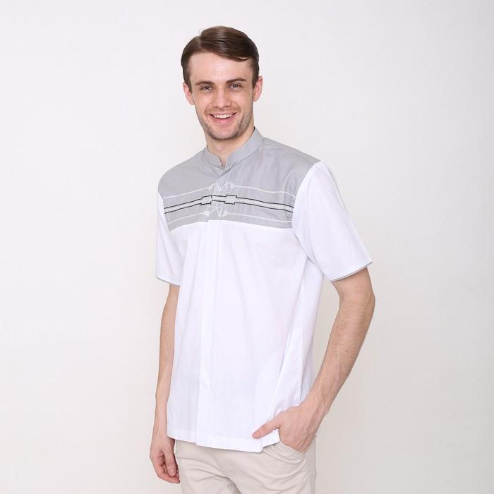 Baju Koko Pria Muslim Premium Putih Original Raindoz - RDH 058