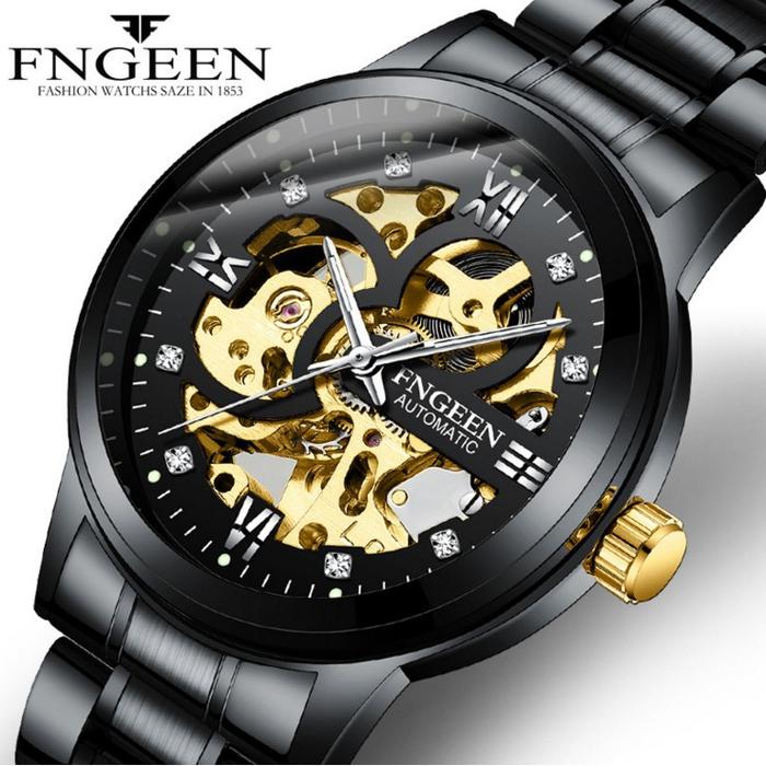Fngeen Sport Mechanical Jam Tangan Pria Watch Luxury Men Automatic
