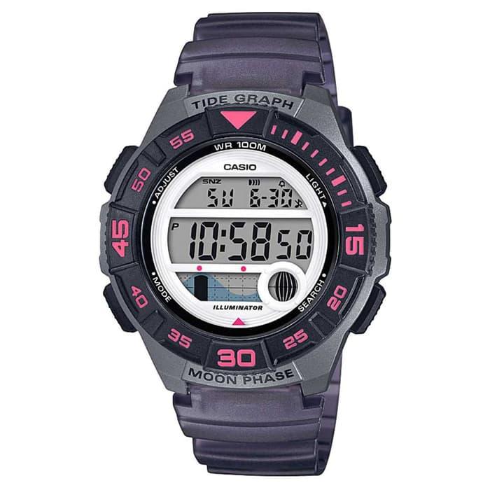 CASIO LWS-1100H-8AVDF - Jam Tangan Unisex - Tranparan Hitam - LWS1100H