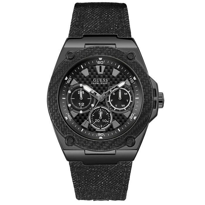 GUESS W1058G3 Legacy - Jam Tangan Pria - Black Denim