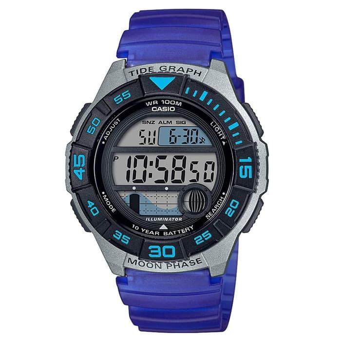 CASIO WS-1100H-2AVDF - Jam Tangan Pria - Biru - WS1100H