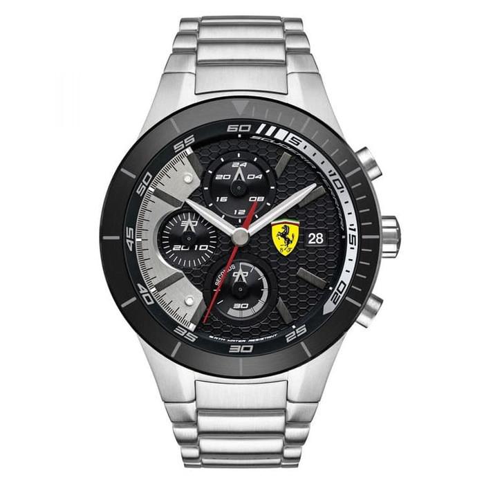 FERRARI 0830263 - Jam Tangan Pria - Stainless Steel - Original