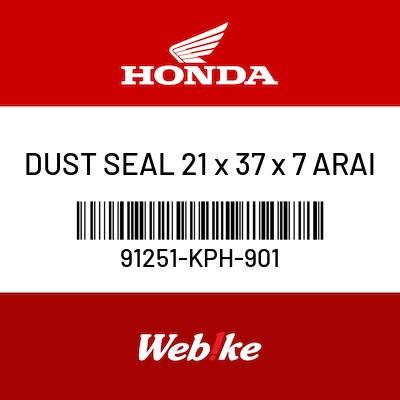 DUST SEAL 21 x 37 x 7 ARAI 91251-KPH-901 PCX 150 Suku cadang Honda