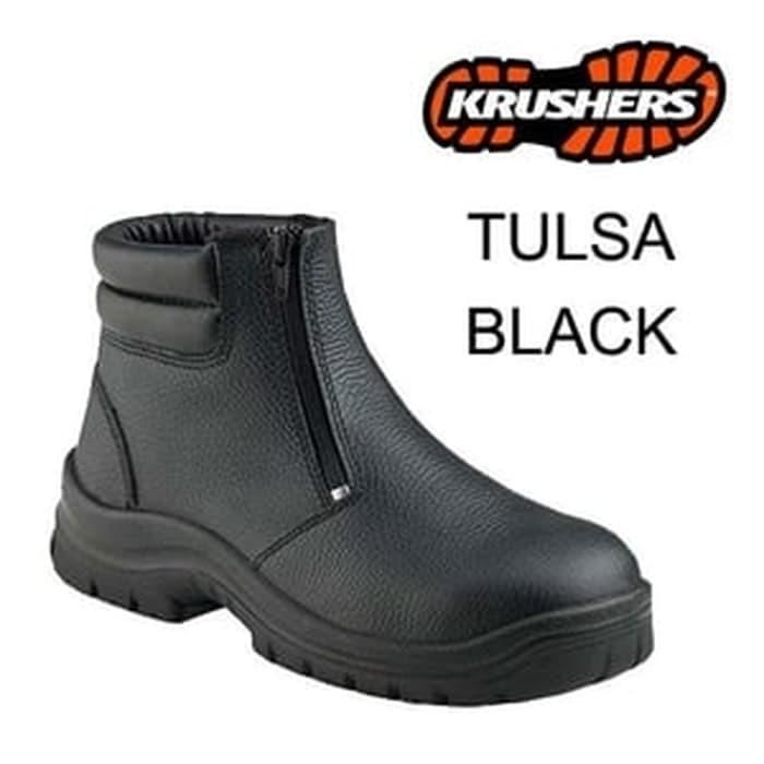SAFETY SHOES KRUSHER TULSA BLACK / SEPATU SAFETY KRUSHER ORIGINAL
