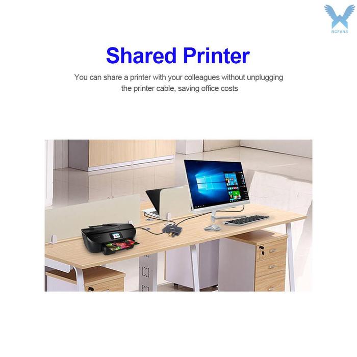 AIMOS USB Shared Switer Printer Shared Switer 4-port Multi-computer