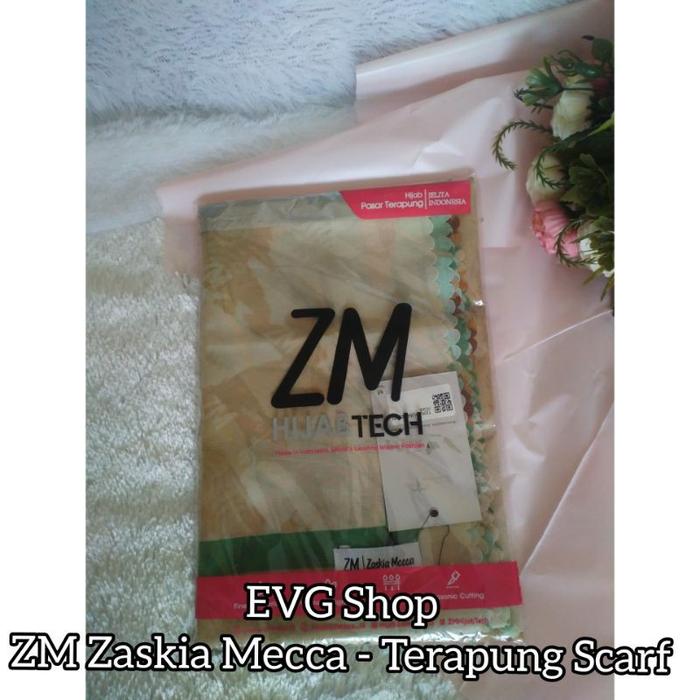 KAHFI ZM Zaskia Mecca - Terapung Scarf Kerudung Segi Empat Ultra Sonic