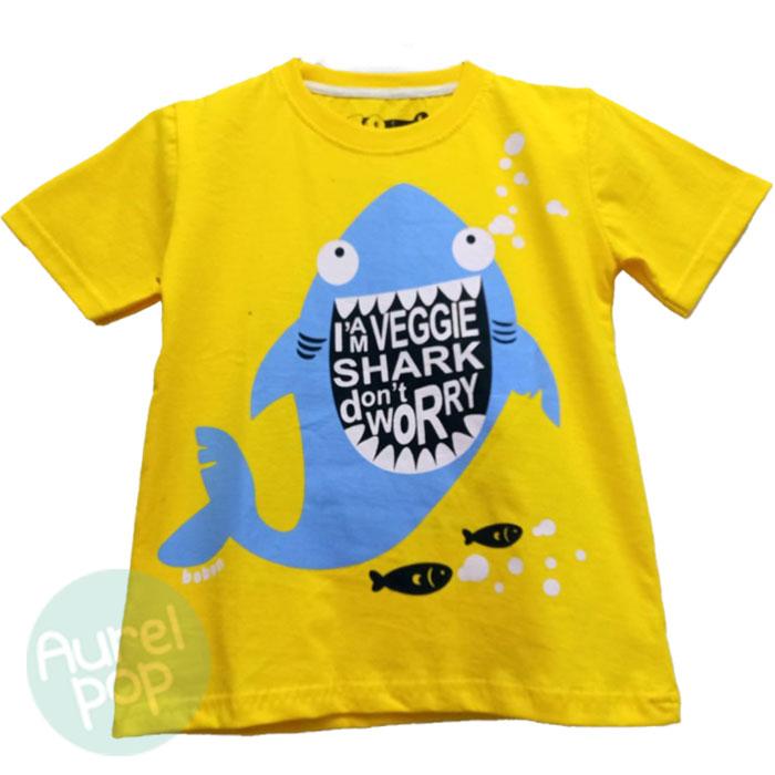 KAOS ANAK LAKI-LAKI | Veggie shark