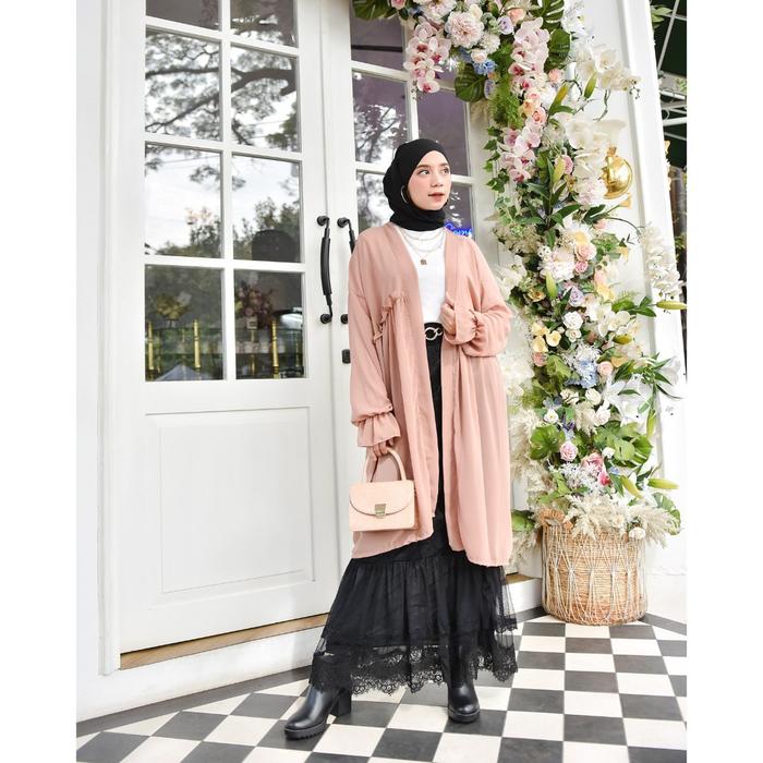 KAHFI Outerwear Wanita Sifon Premium Aurora Outer Ladyfemmes