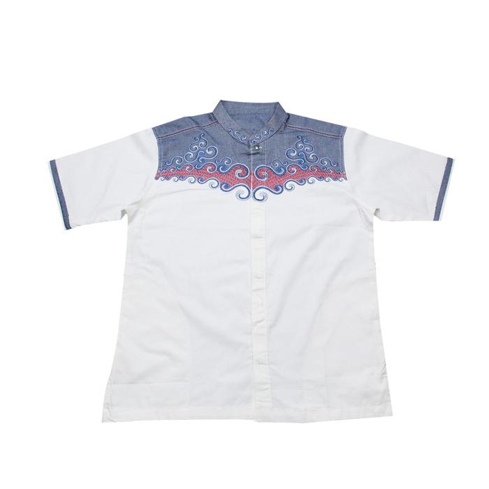 KAHFI Baju Koko Bordir Baju Koko Syamil Original Baju Koko Putih Baju