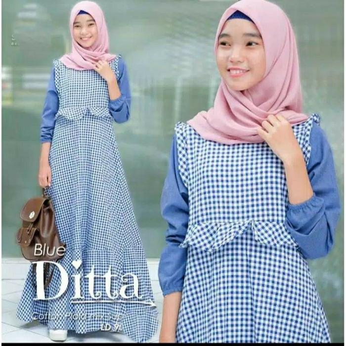 TRAND model Baju Gamis Remaja Terbaru N_muslimah Kekinian 2021