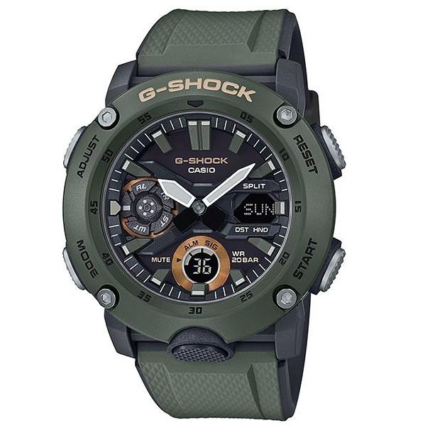Casio G-Shock GA-2000-3ADR - Jam Tangan Pria - Hijau