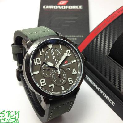 Chronoforce 5213 Black/Green Original & Garansi