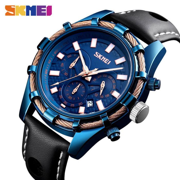 Jam Tangan Pria SKMEI 9189 Analog Keren Terbaru