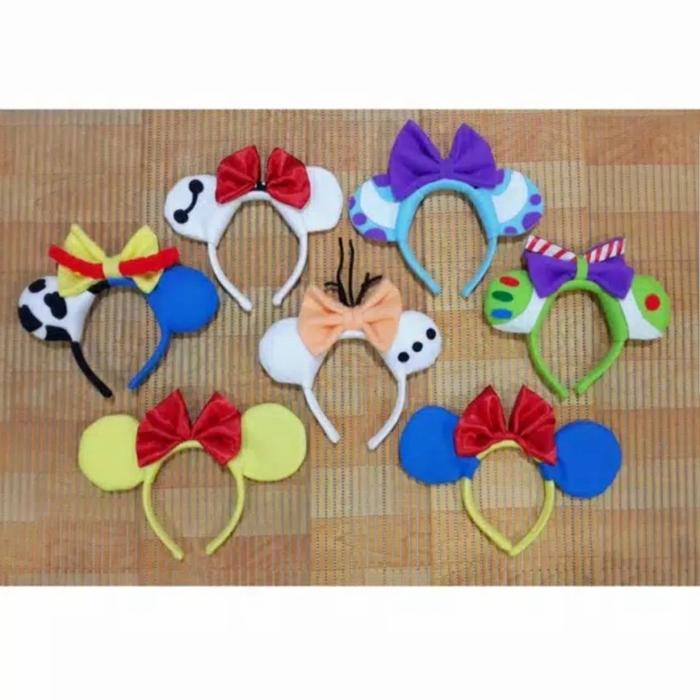 Bando Minnie Disney Land Mulan Baymax kostum Princess Toy story Baymax