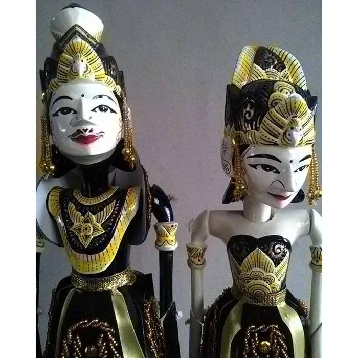 SS Souvenir Wayang Golek Couple Batara Kresna + Jembawati