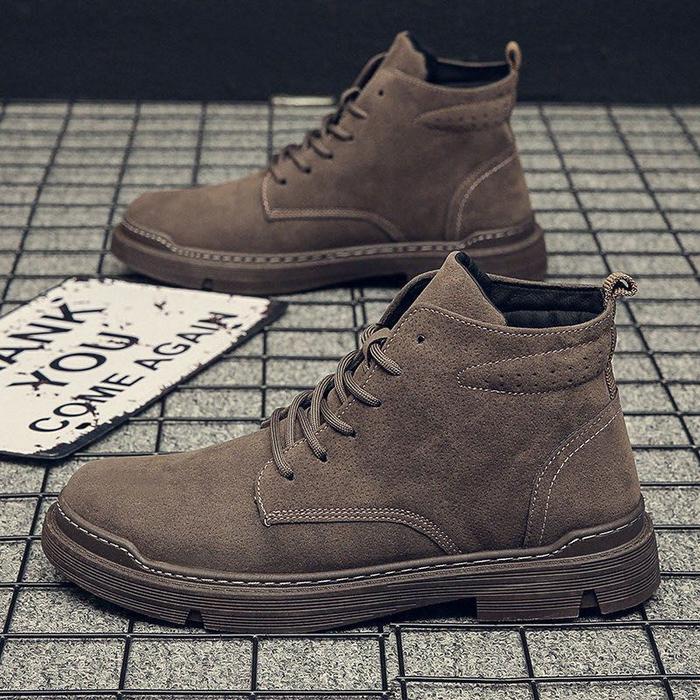 Sepatu Boots Classic Shelty Road Import Korea - Sepatu Boots Pria