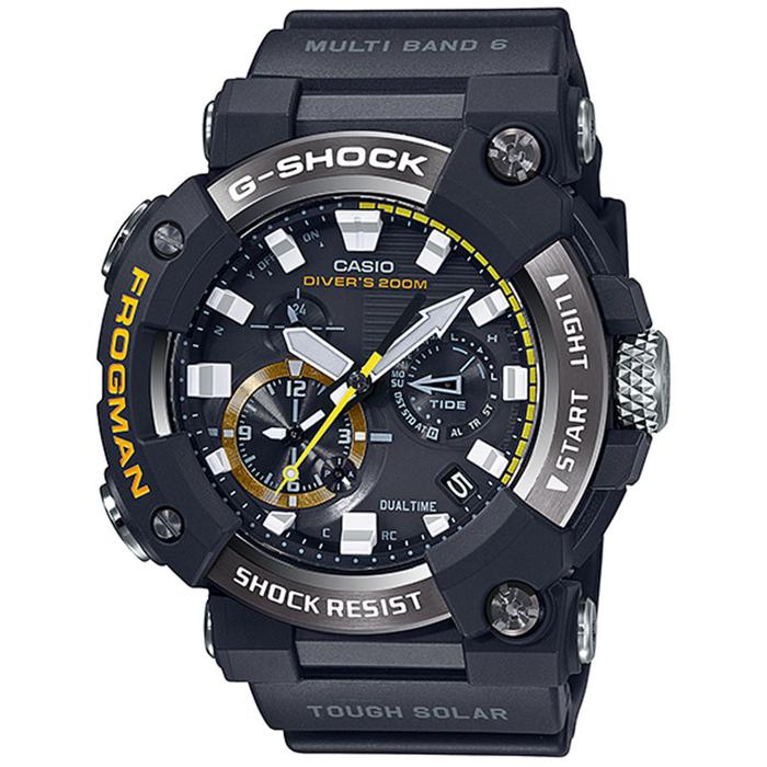 JAM TANGAN PRIA CASIO G-SHOCK ORIGINAL FROGMAN ANALOG DIGITAL HITAM RESIN GWF-A1000-1A CASIO G SHOCK