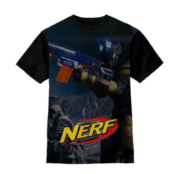 Baju Kaos Anak Nerf Orange Gun - Zipzip