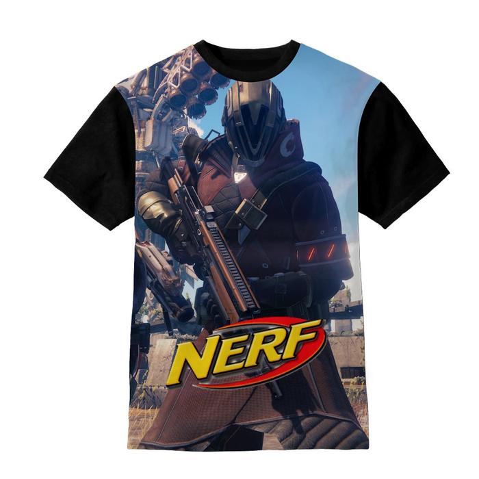 Baju Kaos Anak Nerf Big Gun - Zipzip