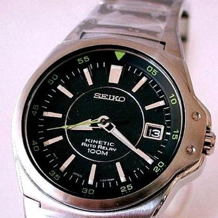 SEIKO ORIGINAL KINETIK AUTO RLAY SMA225 SMA225 SMA 225 JAM PRIA RO3