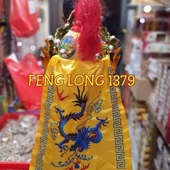 Topi Cosplay Mahkota Tatung Topi Lok Thung Dewa Panglima Aksesoris