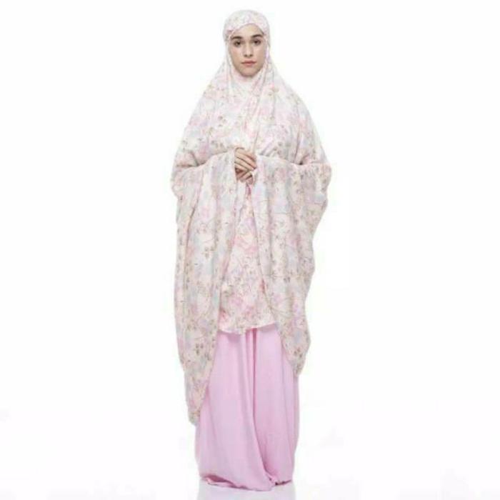 RESTOCK Flower Road Yellow Tosca Pink Grey Mukena Tazbiya Mukena Tazki