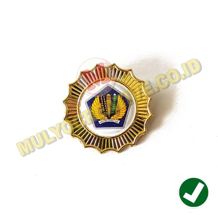 Lencana Dirjen Pajak - Lencana Logo Dirjen Pajak Model Bulat