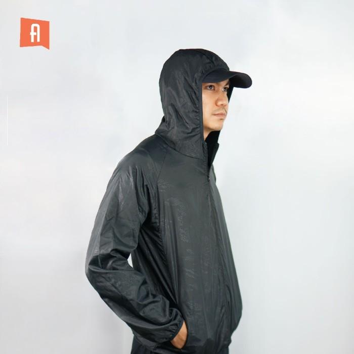 Ataru Jaket Tahan Air Ukuran Xl - Hitam