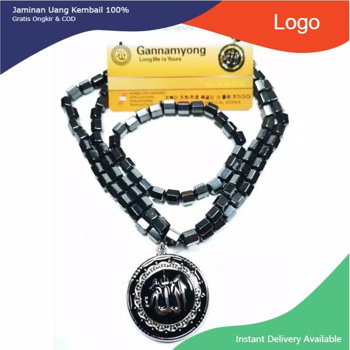 Kalung Kesehatan Ganamyong Motif Lafadz Allah Ganamyong Anti Radiasi