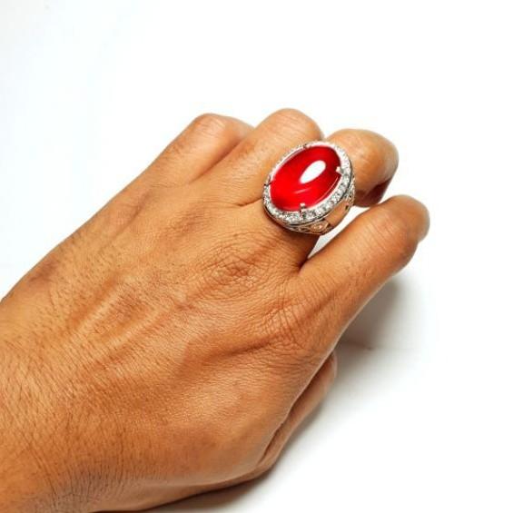 Natural red carnelian red baron bergiwang