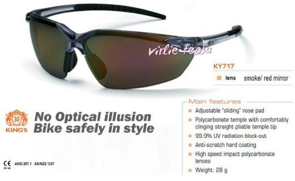 GM KACAMATA RED MIRROR KINGS KY 717KING SAFETY EYEWEAR KY717 G04