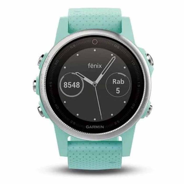 GARMIN WATCH ORIGINAL GARMIN FENIX 5S FROST BLUE TONE JAM PRIA WANITA