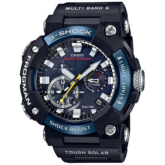 JAM TANGAN PRIA CASIO G-SHOCK ORIGINAL FROGMAN ANALOG DIGITAL HITAM RESIN GWF-A1000C-1A CASIO G SHOC